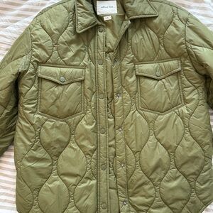 Aritzia Olive Utility Jacket